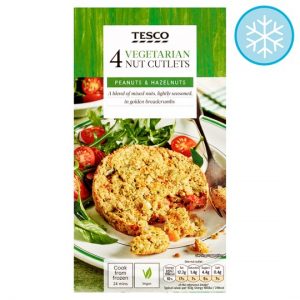 Tesco 4 Vegetarian Nut Cutlets