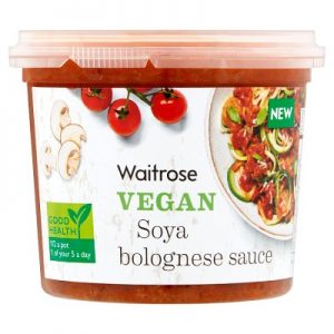 Waitrose Vegan Soya Bolognese Sauce
