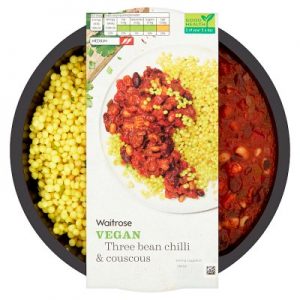 Waitrose Vegan Three Bean Chilli & Couscous