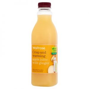 Waitrose apple juice with ginger