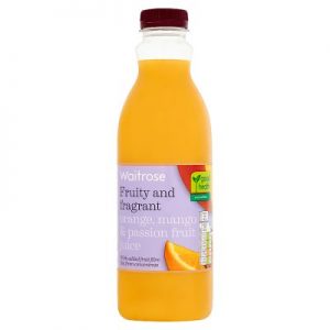 Waitrose orange, mango & passionfruit juice