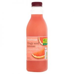 Waitrose pink grapefruit juice