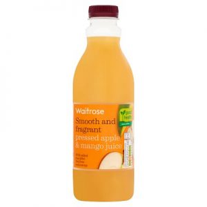 Waitrose pressed apple & mango juice