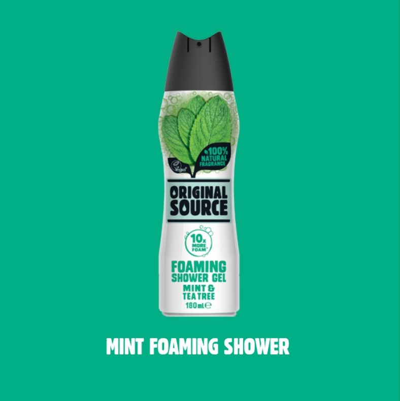 Original Source Foaming shower gel £2 in Superdrug Vegan Steals