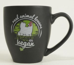 Real Animal Lovers Are Vegan Chicken Mug