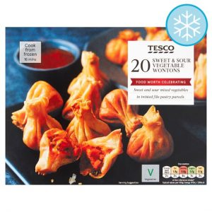 Tesco 20 Sweet And Sour Vegetable Wontons