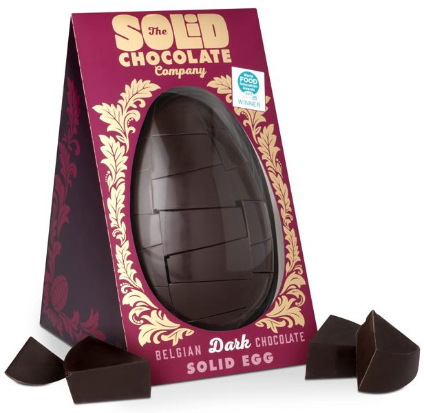 Solid Dark Chocolate Easter Egg
