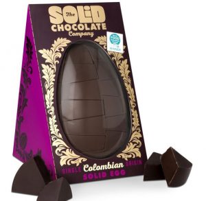 Solid Single Colombian Origin Chocolate Easter Egg