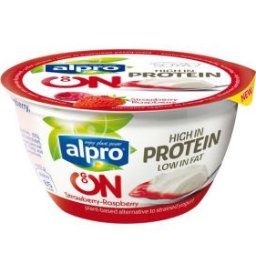 Alpro Go On Strawberry & Raspberry Soya Yogurt Alternative