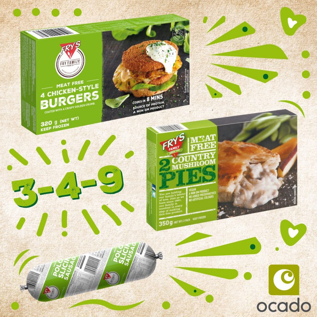 Frys 3 For 9 Ocado