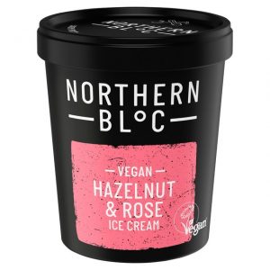 Northern Bloc Hazelnut & Rose Vegan Ice Cream 500ml