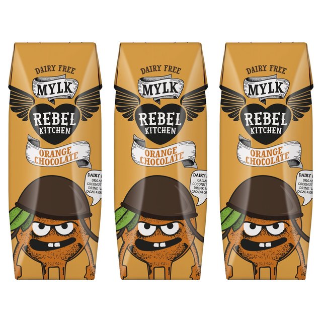 Rebel Kitchen Organic Orange Choc Dairy Free Mylk 3 x 250ml