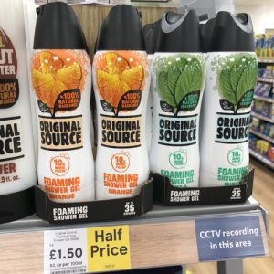 Original Source Foam Tesco