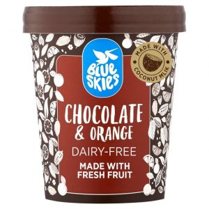 Blue Skies Dairy-Free Chocolate & Orange Ice Cream 450ml