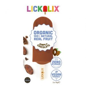 Lickalix Simply Chocolate Ice Lollies 3 x 75g