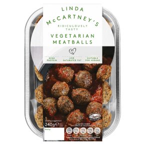 Linda McCartney Chilled Vegetarian Meatballs 240g