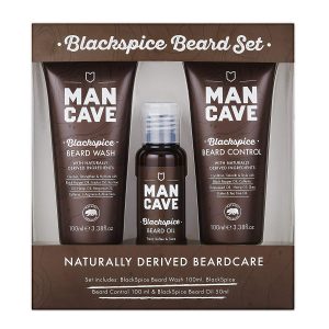 ManCave BlackSpice Beard Gift Set