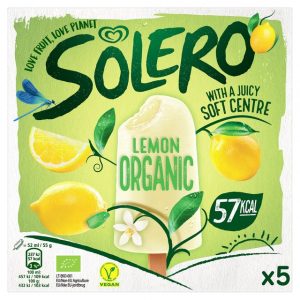 Solero Organic Lemon Ice Cream Lolly 260ml