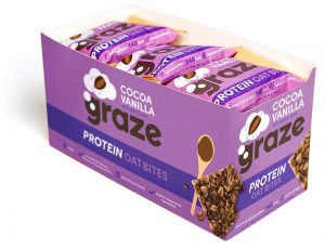 Graze Cocoa Vanilla & Oats Vegan Protein Bites 30g (Pack of 15)