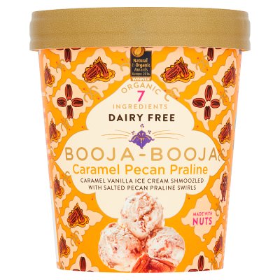 Booja-Booja Caramel Pecan Praline Ice Cream 500ml