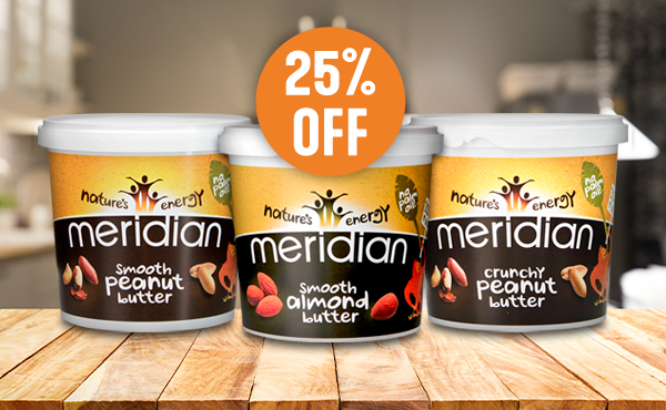 Meridian Nut Butters 25% Off
