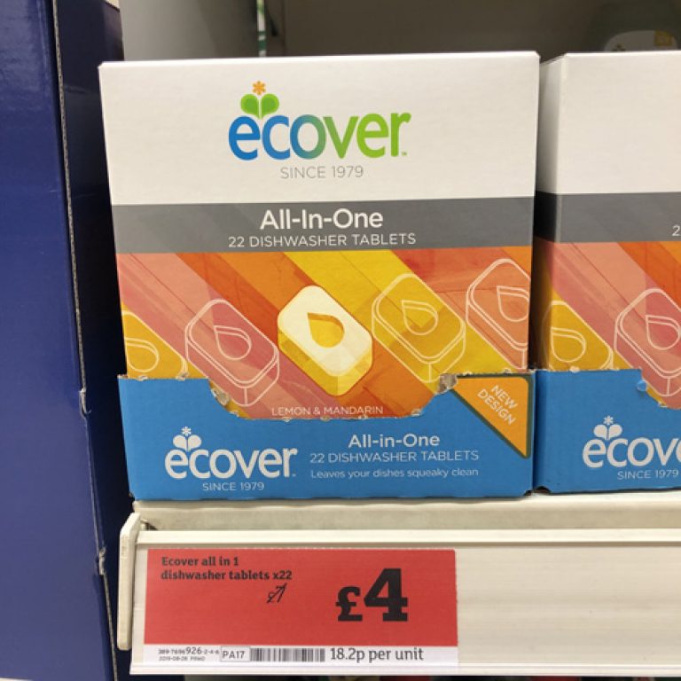 Ecover products on offer in Sainsbury's Vegan Steals