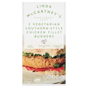 Linda McCartney Vegetarian Southern-Style Chicken Fillet Burger 270g