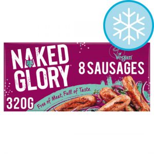 Naked Glory Vegan Sausages 8 Pack 320g