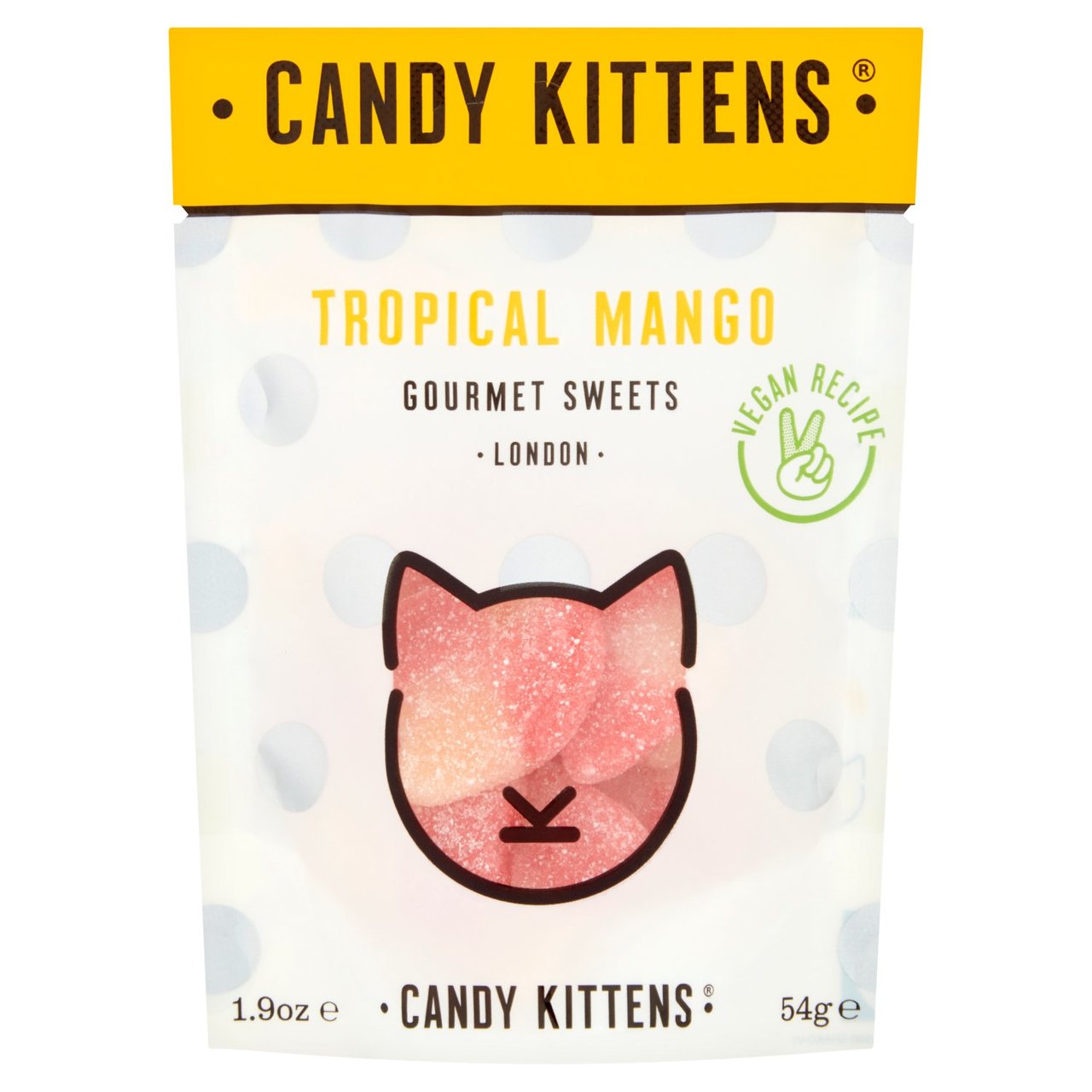 Candy Kittens Tropical Mango Pop Bag 54g
