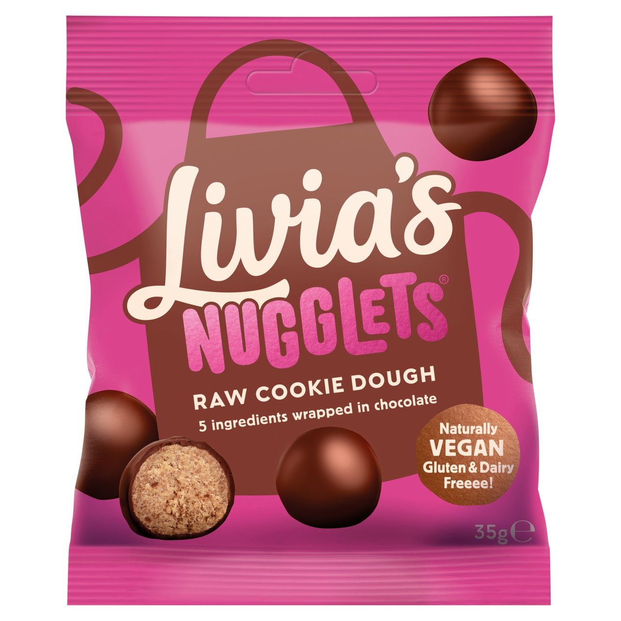 Livia's Nugglets Raw Cookie Dough 35g
