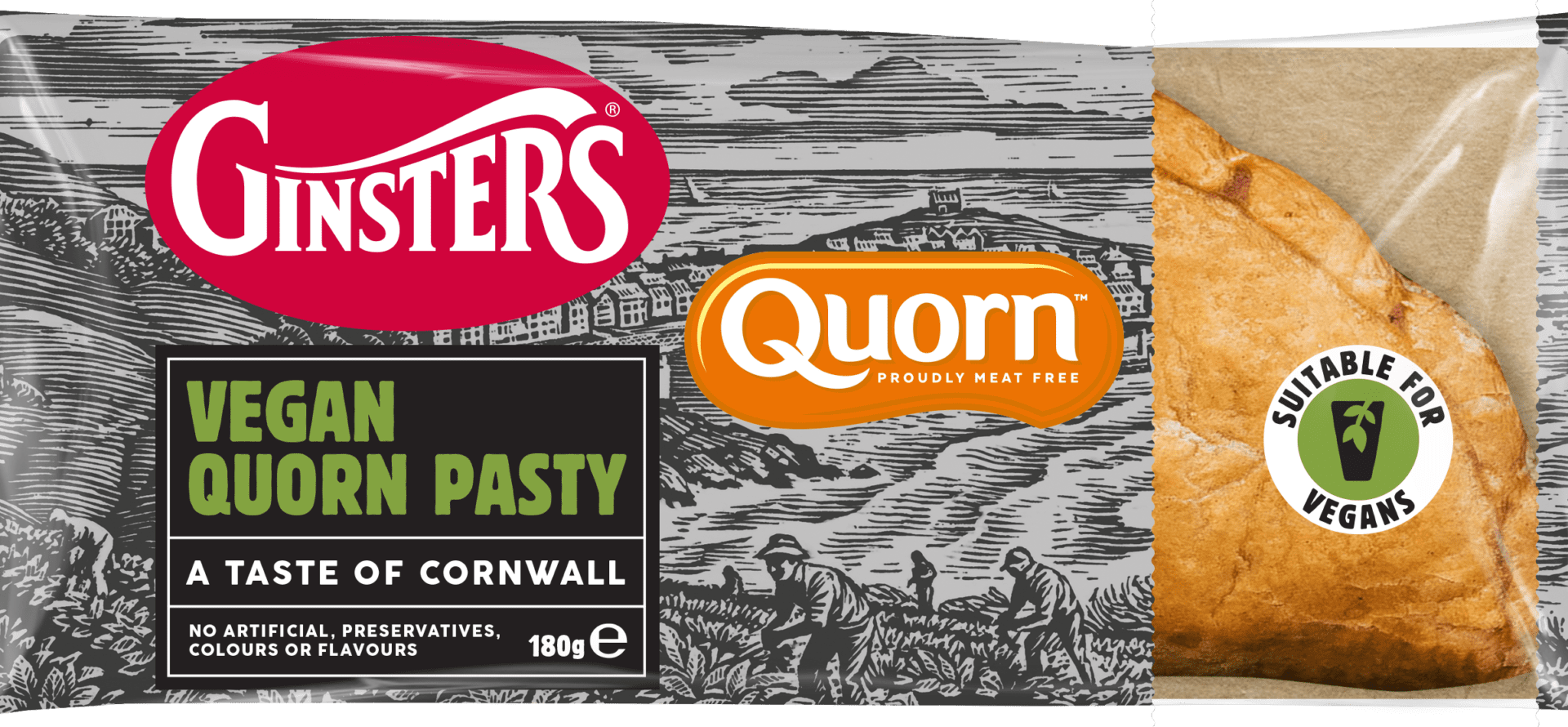Ginsters Vegan Quorn Pasty