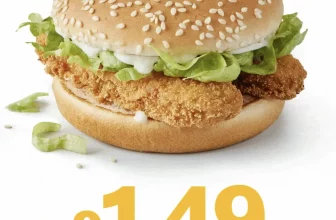McDonald’s Vegetable Deluxe £1.49