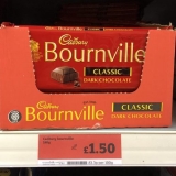 Cadbury Bournville Dark Chocolate Bar 180g £1.50