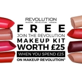 Free mystery bag when you spend £25 on Revolution at Superdrug