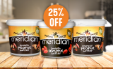 25% off Meridian Nut Butters