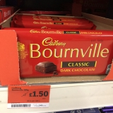 Cadbury Bournville 180g Bar £1.50