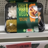 Sainsbury’s Sweet Potato Katsu Curry